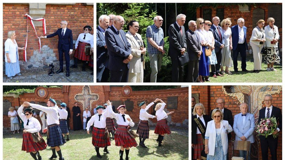 Odsłonięcie tablicy dr Wiktora Tomaszewskiego