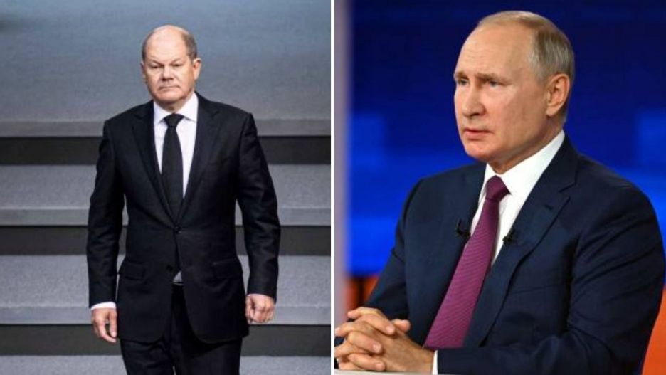 Prezydent Rosji Władimir Putin chce zmienić "geografię Europy" – stwierdził kanclerz Niemiec Olaf Scholz. Wypowiedzi udzielił we wtorek wieczorem, w programie telewizji ARD, komentując zaostrzenie konfliktu na Ukrainie (fot. (fot. GETTY, Photothek via Getty Images, Florian Gaertner; Anadolu Agency)