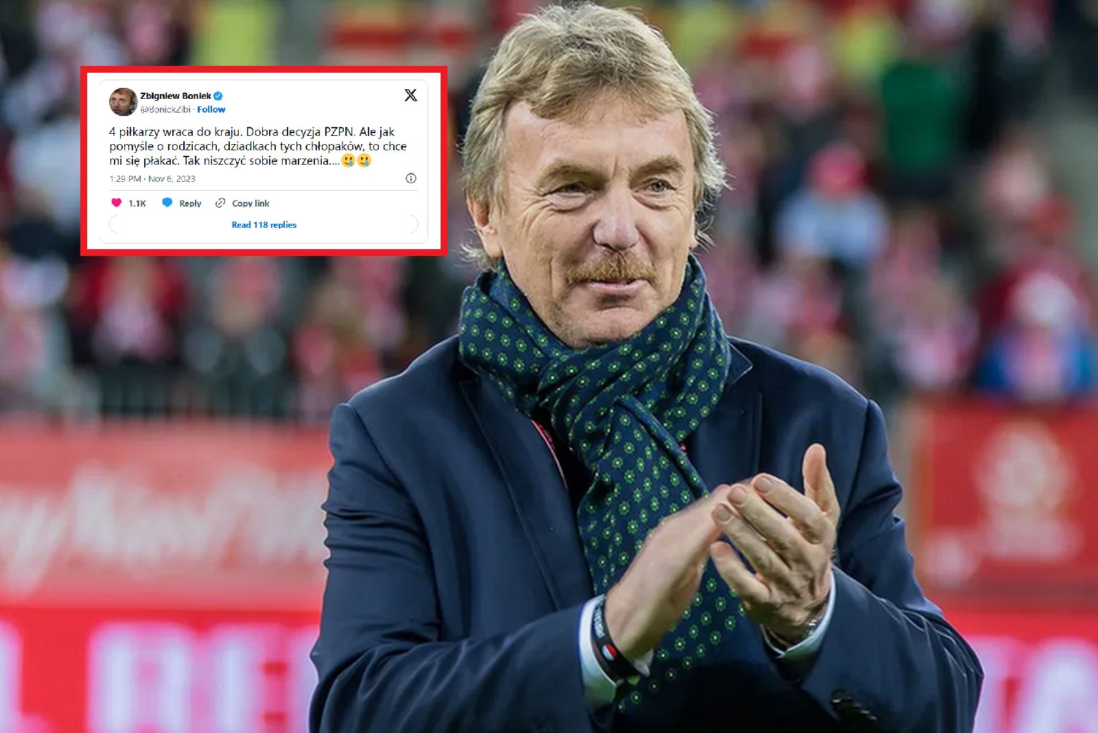 Boniek załamany tym, co wypłynęło w poniedziałek. "Chce mi się płakać"