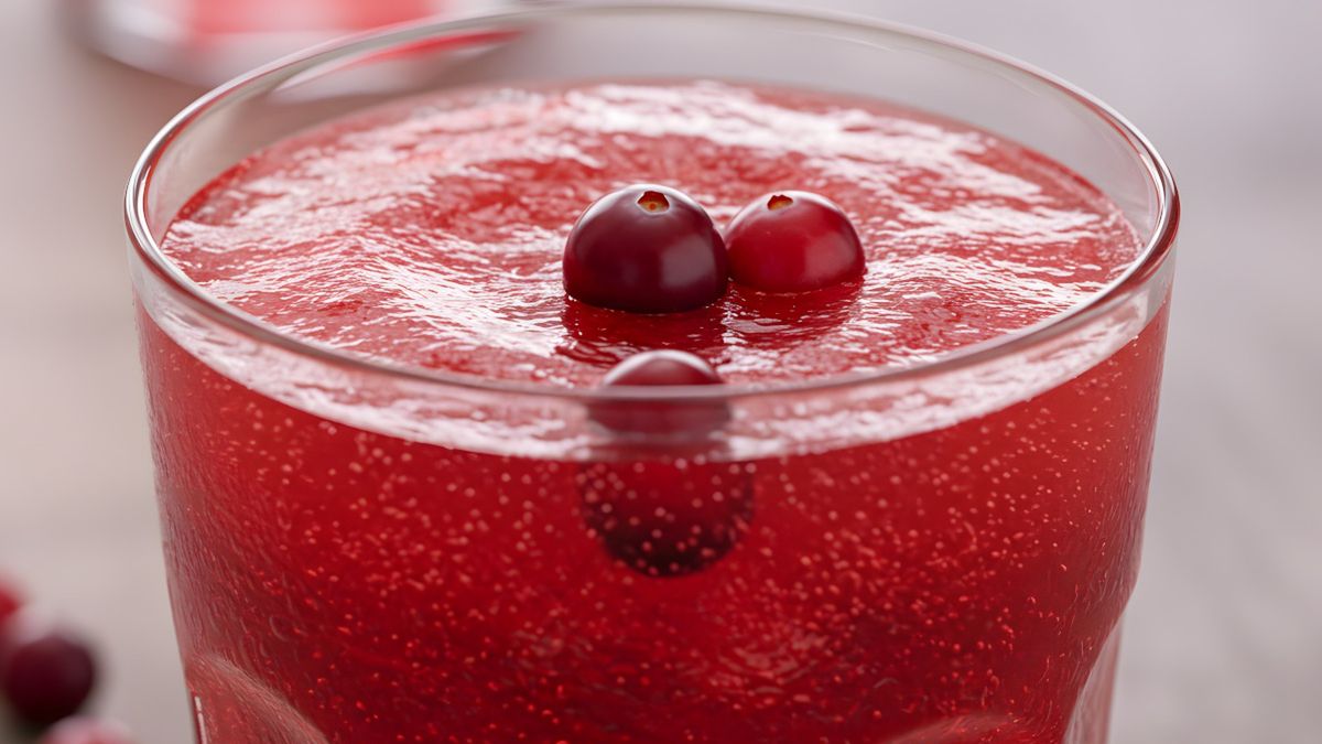 Kisiel z siemienia lnianego i truskawek