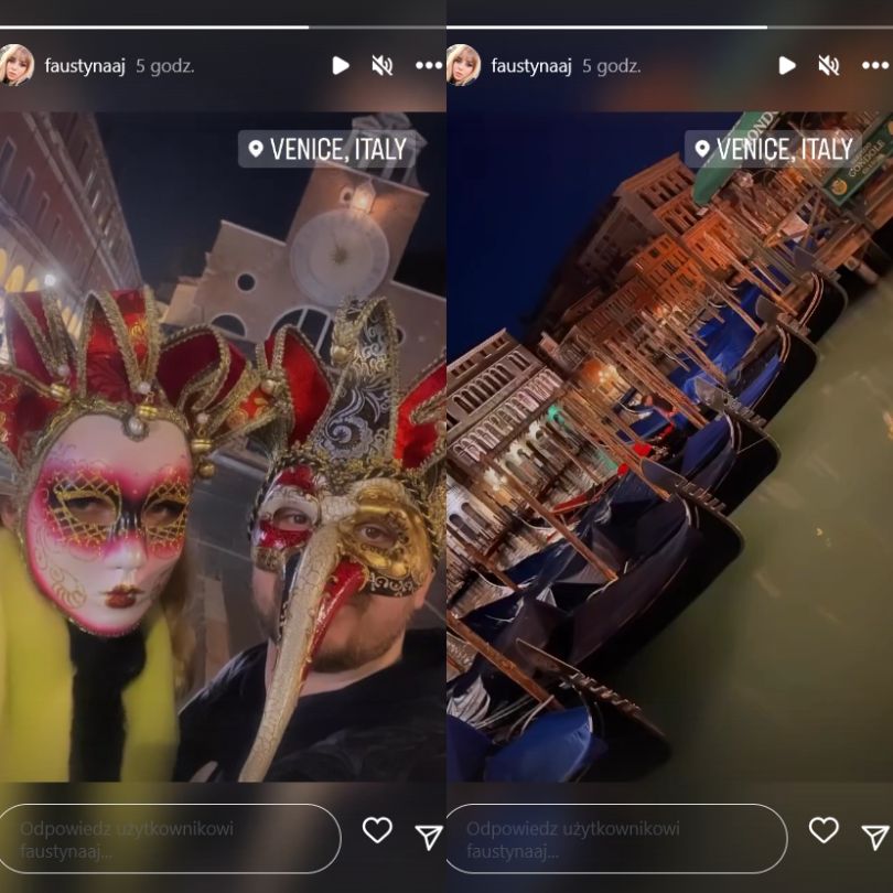 Daniel Martyniuk podbija Wenecję z Faustyną. Wybrali się w rejs gondolą