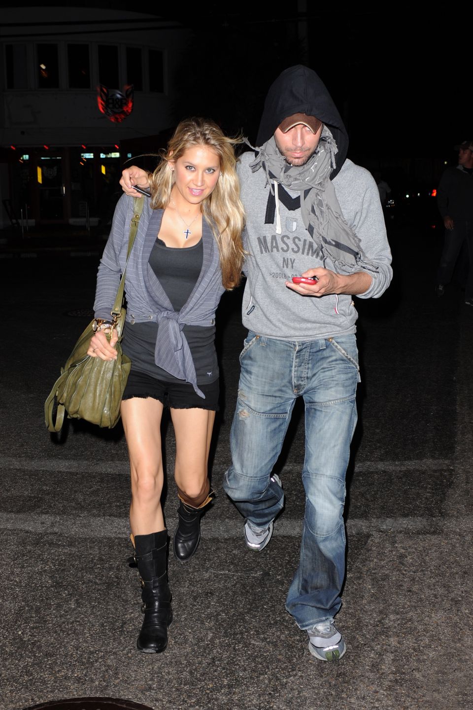 Anna Kournikova i Enrique Iglesias, listopad 2011