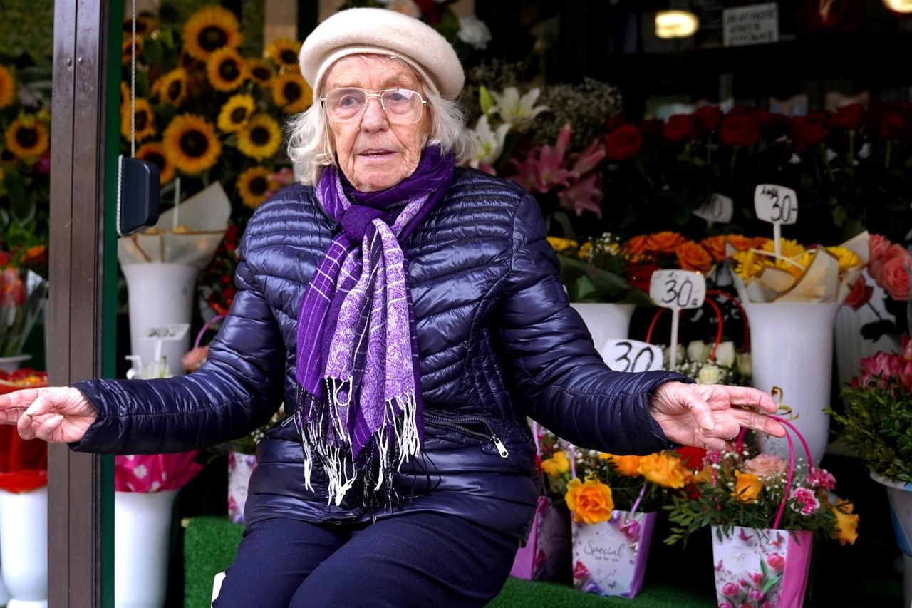 91-letnia Feliksa Matuszek jest najstarszą kwiaciarką we Wrocławiu