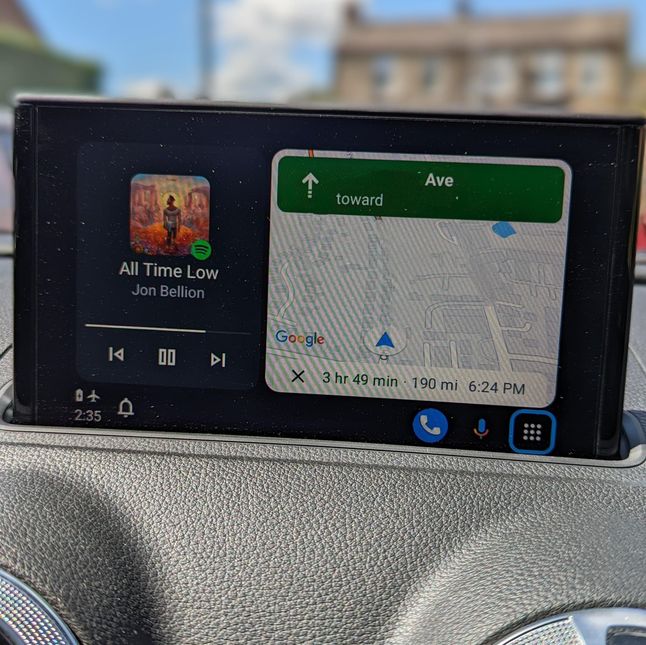 Android Auto z interfejsem Coolwalk