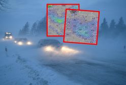 Śnieżny front przetoczy się przez Polskę. Prognoza pogody godzina po godzinie