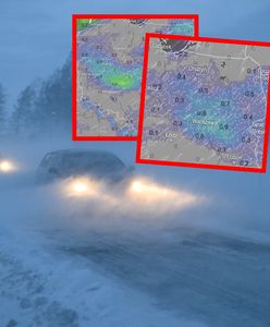 Śnieżny front przetoczy się przez Polskę. Prognoza pogody godzina po godzinie