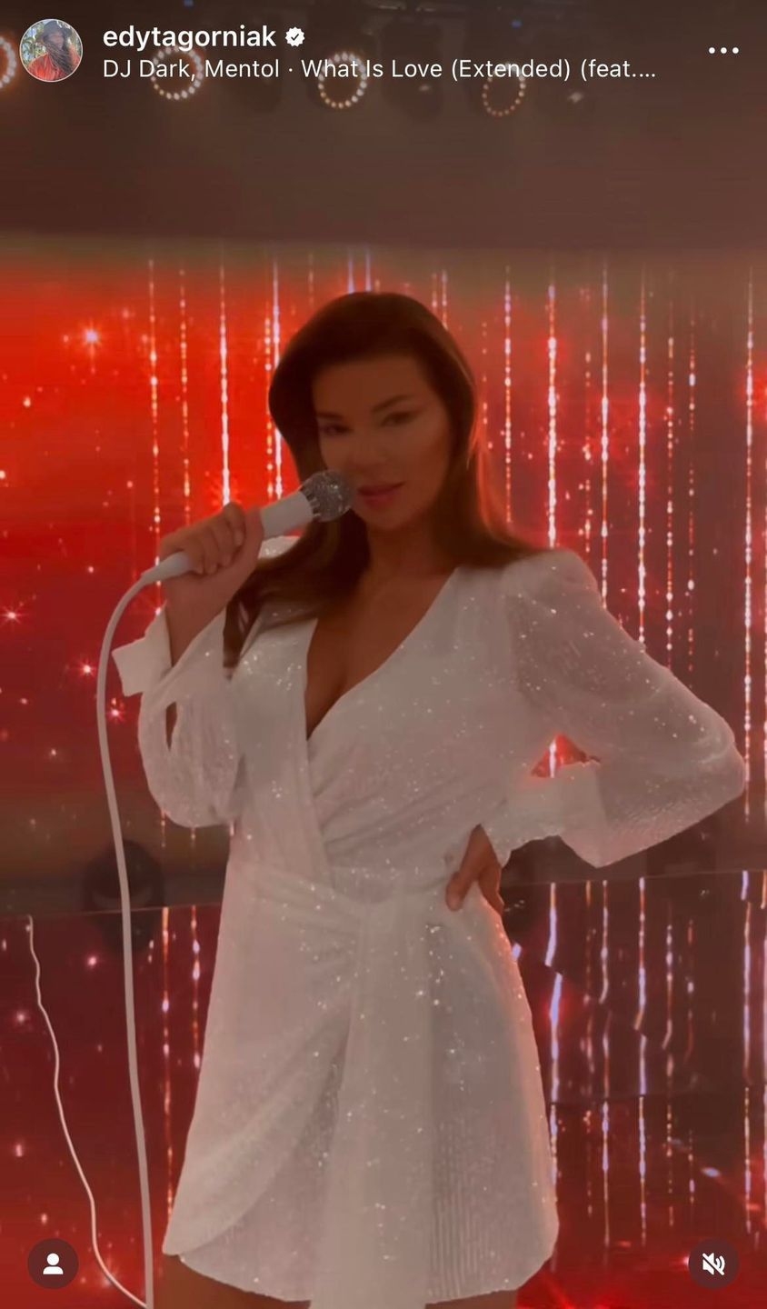 Edyta Górniak w błyszczącej sukience 