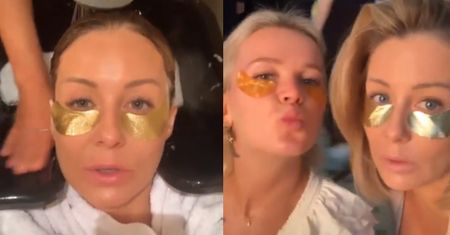 Oklejone złotkiem Małgorzata Rozenek i Maffashion we wspólnej kampanii reklamowej: "Jesteśmy golden girls"
