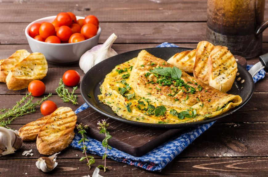 W tym zestawieniu najgorzej wypada omlet