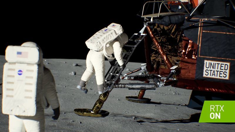 Apollo 11 - demo technolobiczne Nvidia RTX