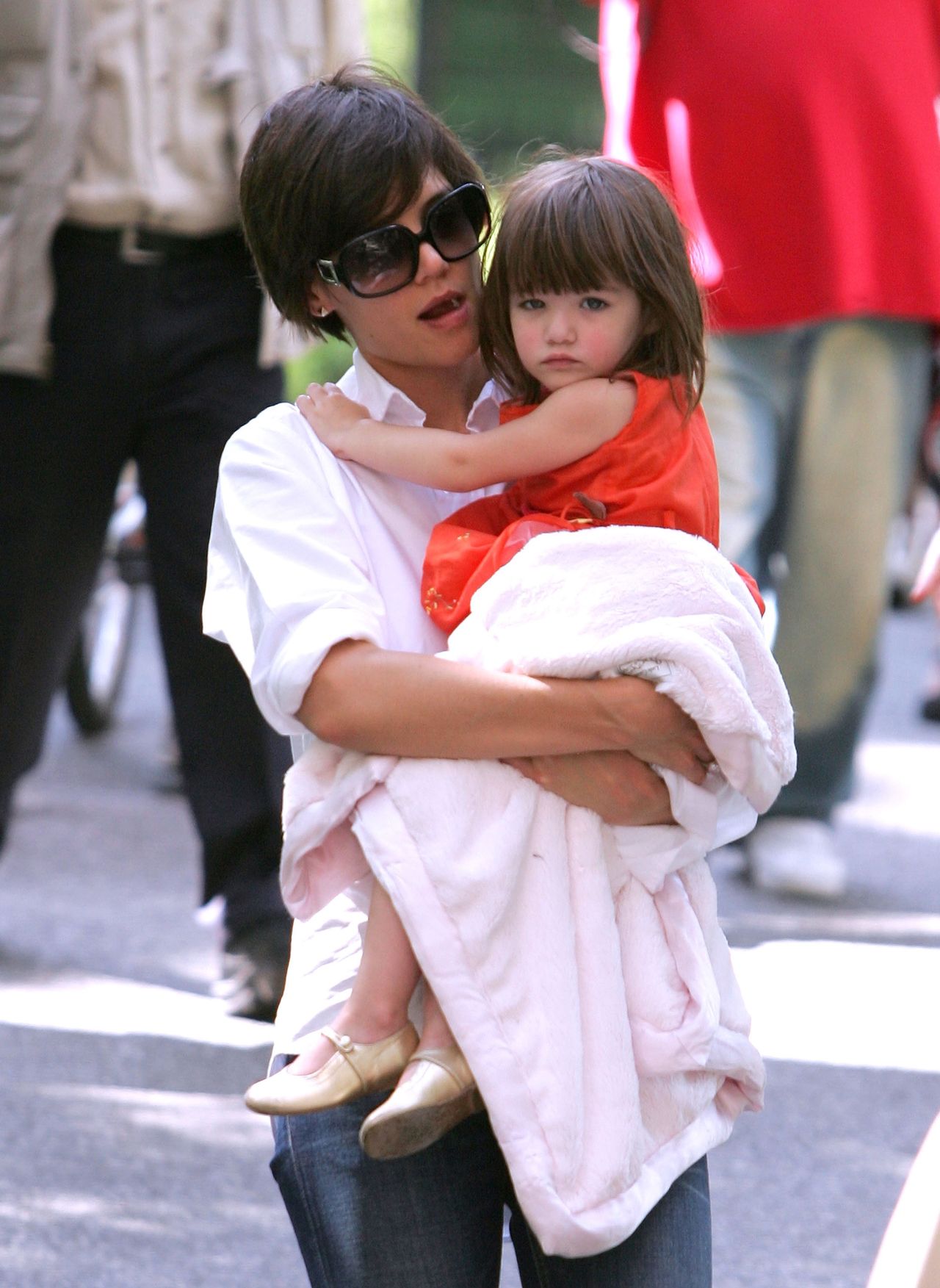 Katie Holmes and Suri Cruise in 2008