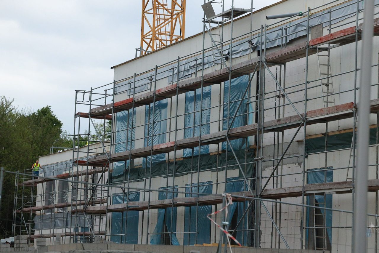 Wielki kompleks żłobko-przedszkola w Gliwicach rośnie w oczach