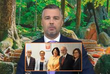 Michał Rachoń i członkowie KRRiT