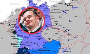 Taką mapę opublikował. Jest finał skandalu w Niemczech