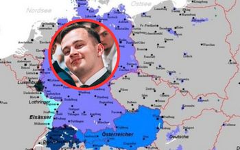 Taką mapę opublikował. Jest finał skandalu w Niemczech