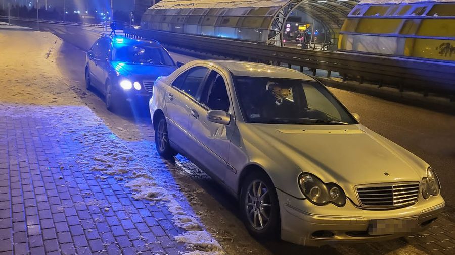 Kierowca mercedesa miał sporo na sumieniu