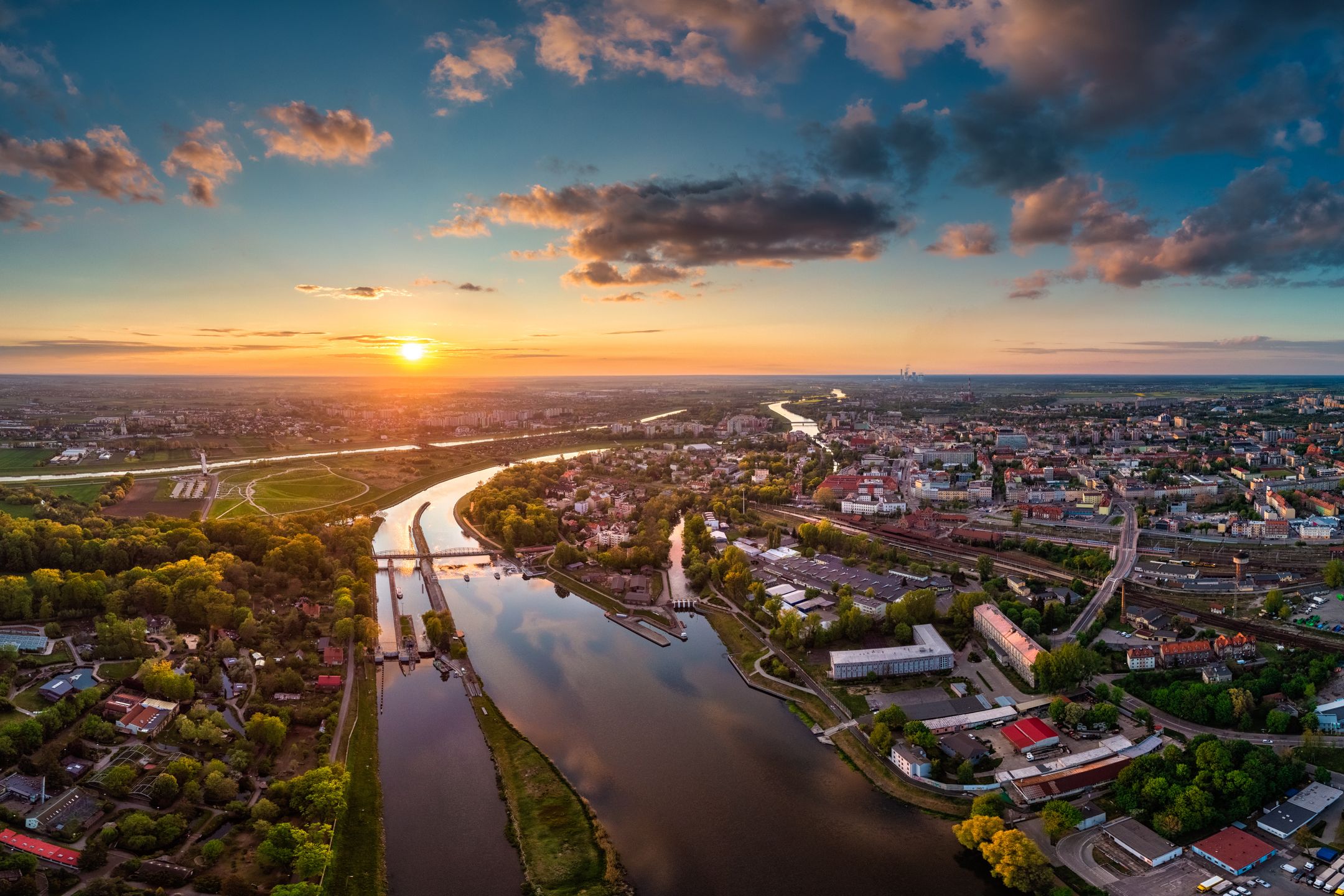 Opole z lotu ptaka