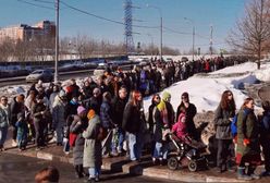 Grób Nawalnego "zniknął". Przed cmentarzem nawet 500 osób