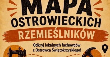 Szewc, krawiec czy zegarmistrz w Ostrowcu? Nowa mapa pomoże znaleźć lokalnego fachowca