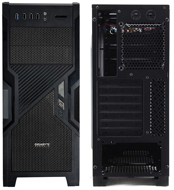 Gigabyte IF 400 obudowa zdjęcie przód tył