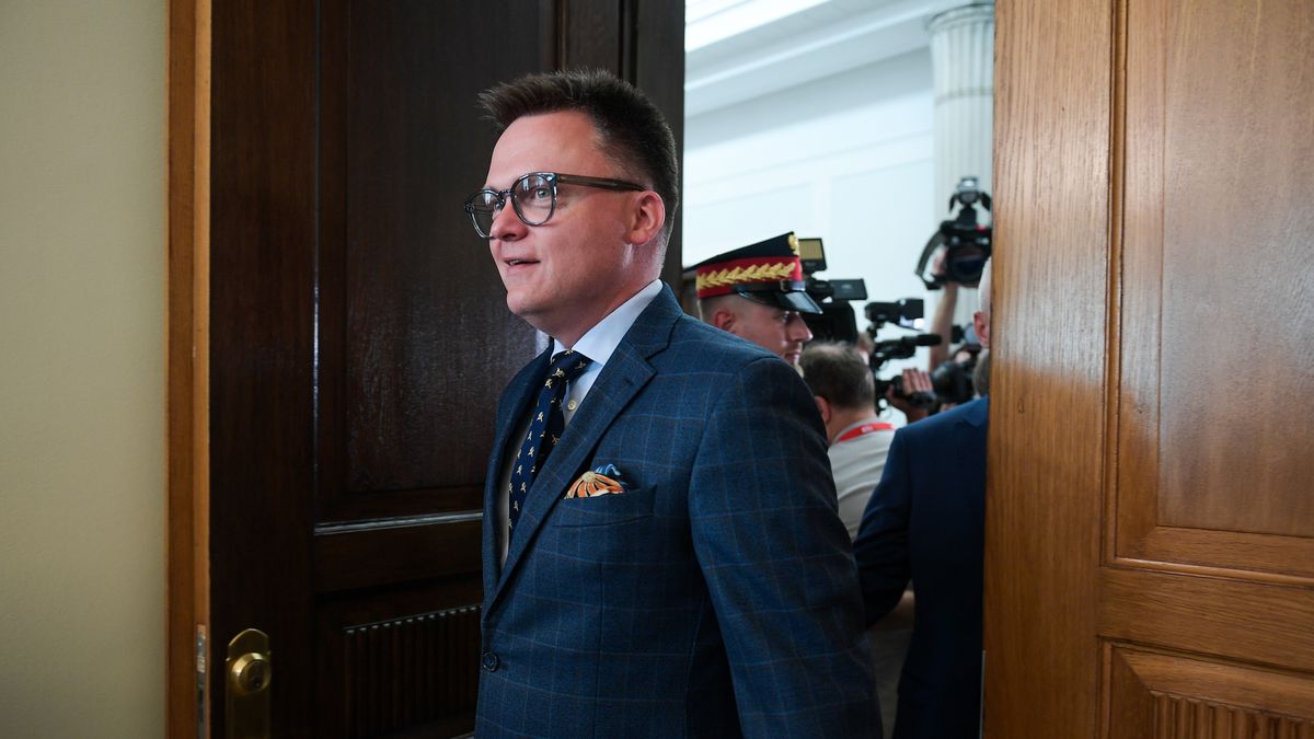 Przewodniczący partii Polska 2050, marszałek Sejmu Szymon Hołownia