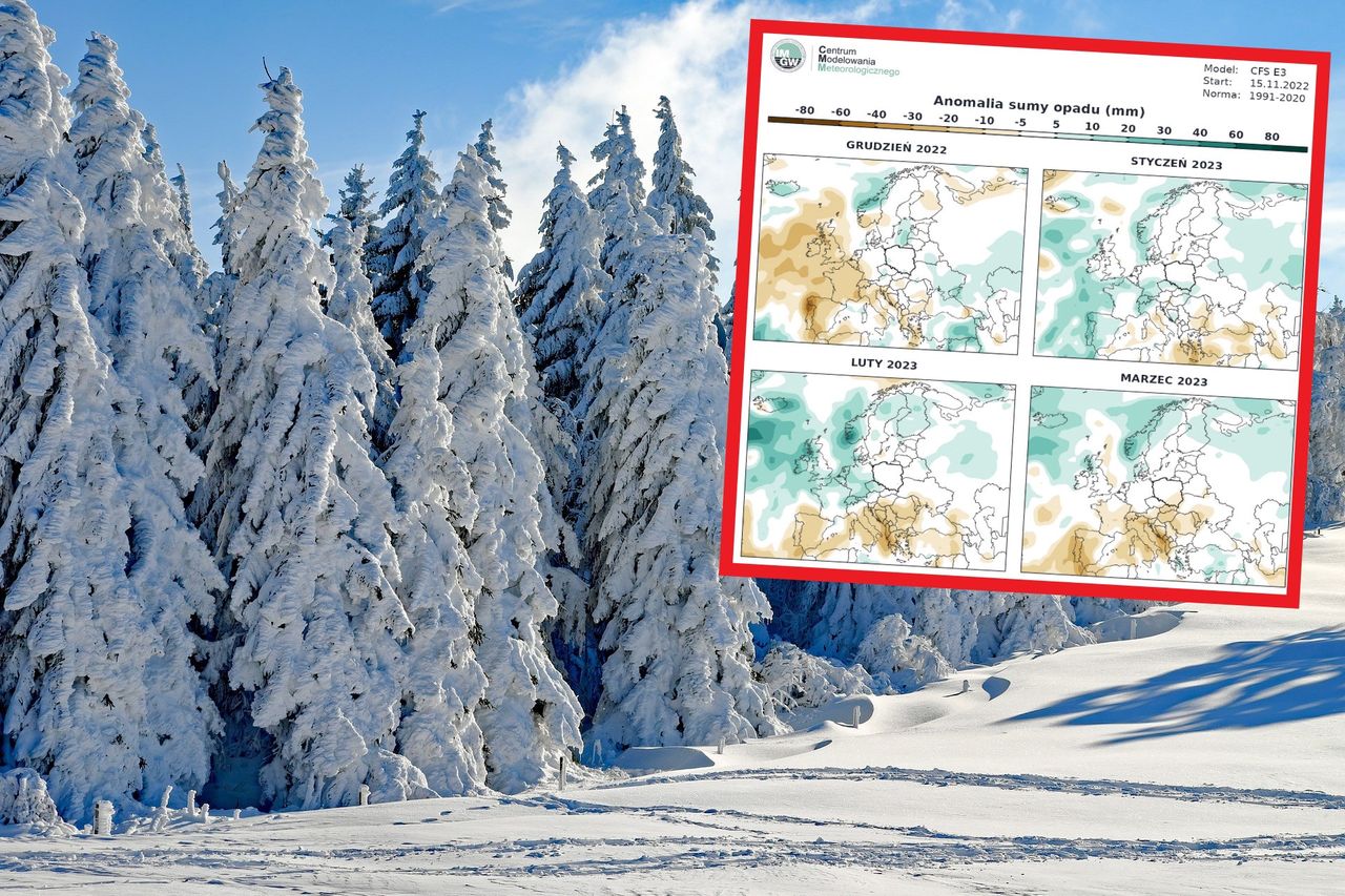Jaka będzie zima 2022/23? Eksperymentalna prognoza pogody na kwartał