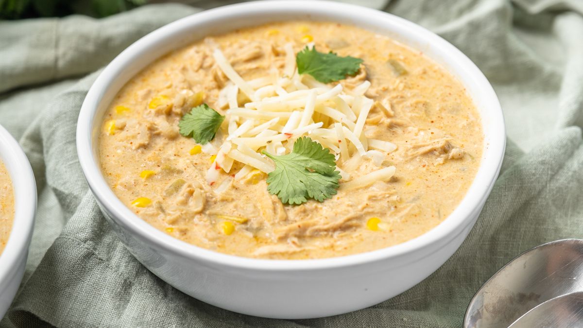 Kremowa zupa z kurczakiem