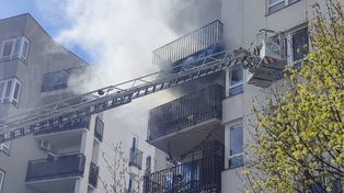 Warszawa: Pożar mieszkania na Ursynowie. Zginęło zwierzę