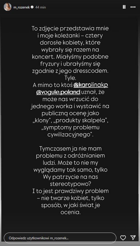 Małgorzata Rozenek wściekła się na Karolinę Korwin Piotrowską