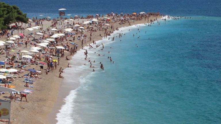 Plaża Zlatni Rat - jedna z najpiękniejszych w Chorwacji