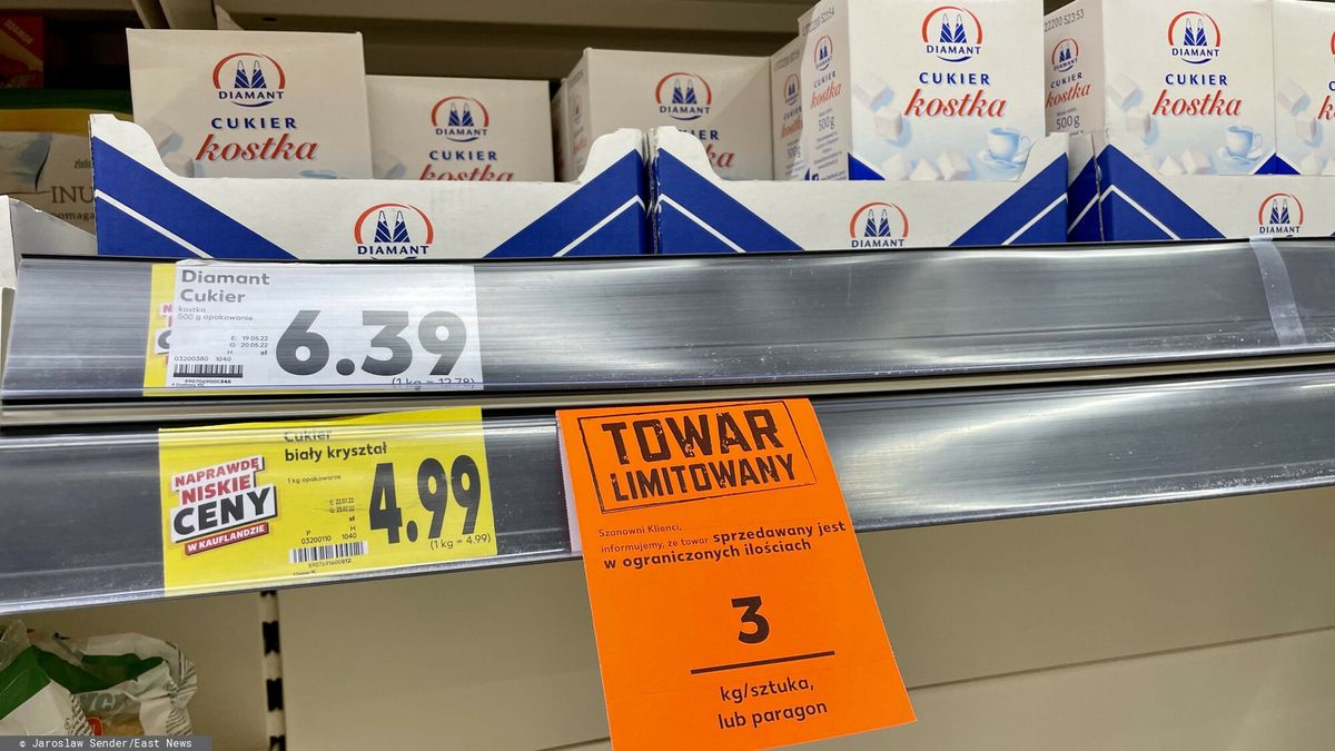 Cukier to teraz towar limitowany, jeśli w ogóle gdzieś jest
