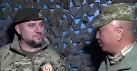Czeczeński dowódca kłamie na wizji. Mówi o Ukrainie i Rosji
