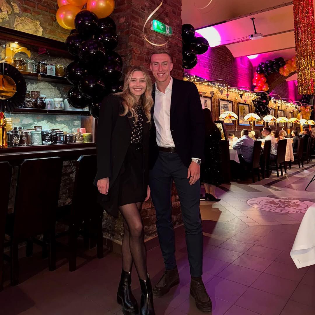 Adam Buksa z żoną Aleksandrą