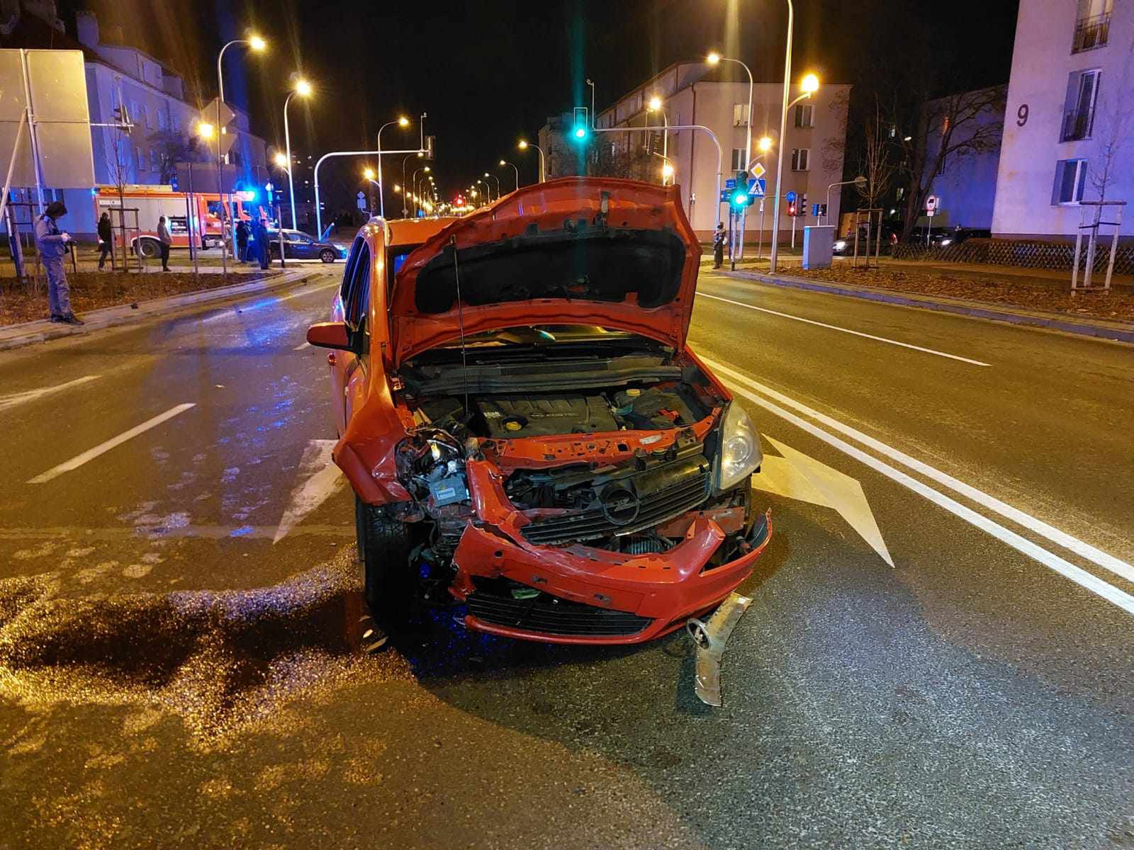 Zdarzenie drogowe na ul. Mickiewicza