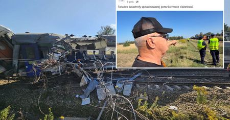 Mówią, jak wyglądał moment wypadku. "Huk, jakbyśmy po czymś przejechali"