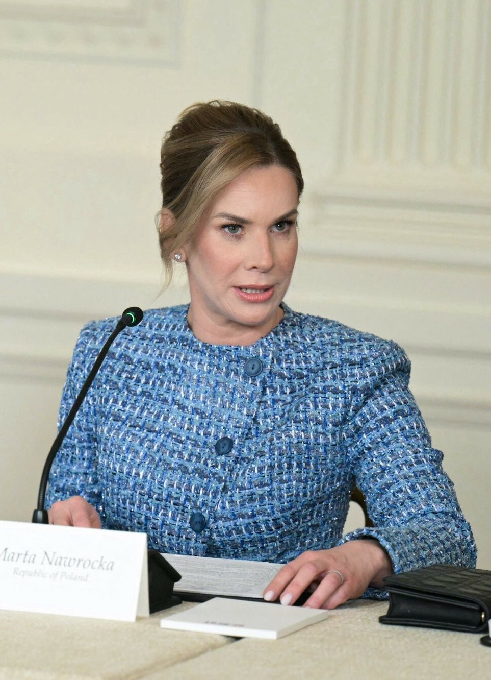 Marta Nawrocka na szczycie organizowanym przez Melanię Trump