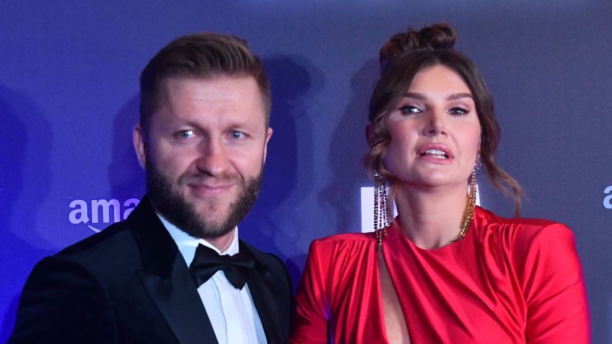 Na zdjęciu: Jakub i Agata Błaszczykowscy na premierze dokumentu "Kuba"