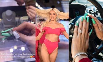 Caroline Derpienski relacjonuje zakupy diamentowego pierścionka wartego MAJĄTEK: "Cena jest PRZYSTĘPNA jak na taką jakość" (ZDJĘCIA)