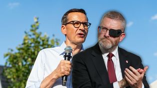 Morawiecki pytany o koalicję z Braunem. Krótka odpowiedź