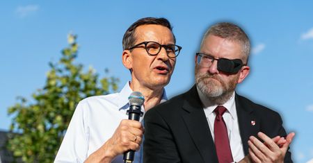 Morawiecki pytany o koalicję z Braunem. Krótka odpowiedź