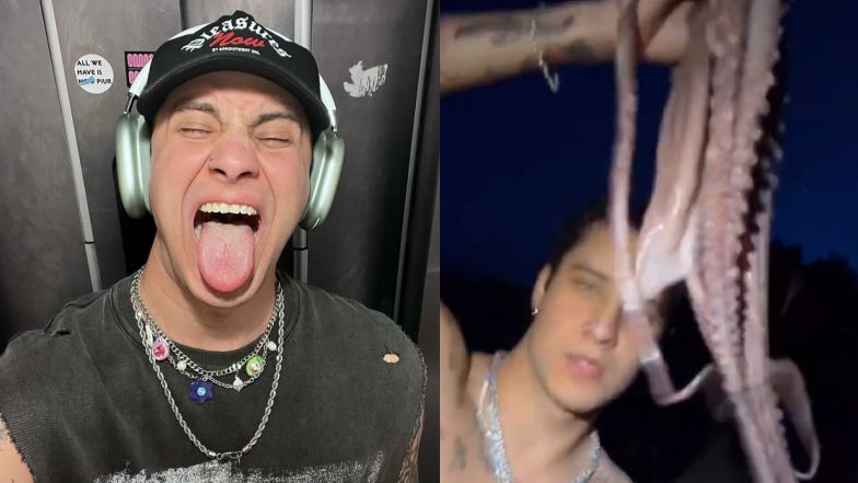 Uczestnik "Top Model" opublikował szokujące zdjęcia z ośmiornicą