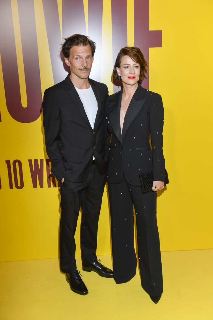 Maja Ostaszewska i Michał Englert na premierze filmu "Teściowie"