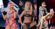 Przypominamy najbardziej IKONICZNE momenty MTV Video Music Awards: mięsna suknia Gagi, kompromitacja Britney, język Miley... (ZDJĘCIA)