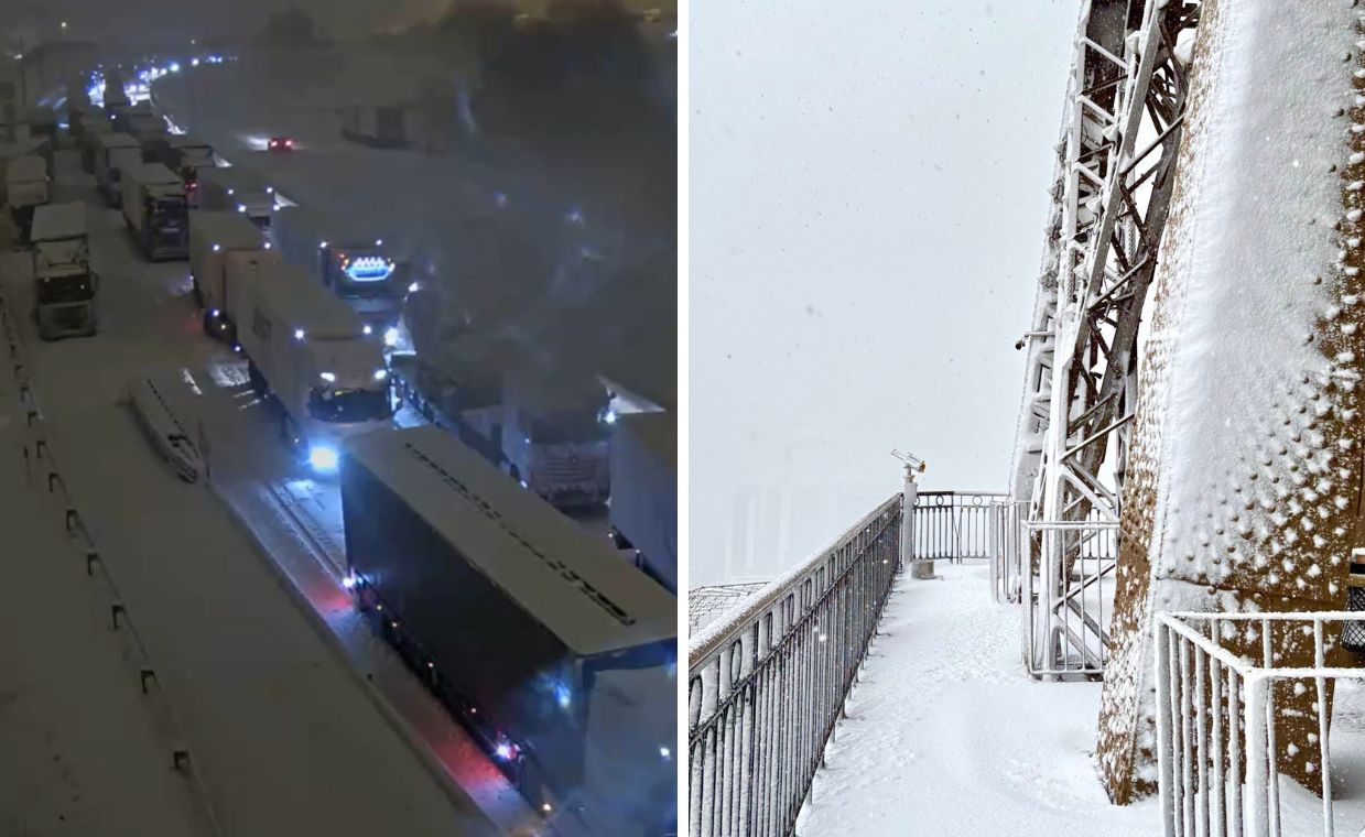 Snowstorms disrupt France: 200,000 left without power