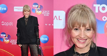 Dorota Szelągowska znów eksperymentuje z modą. Na festiwal w Sopocie przyodziała się w koronki. Stylowo? (ZDJĘCIA)