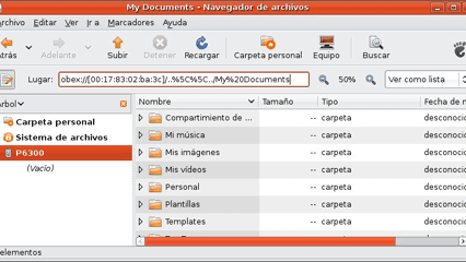 Luka w usłudze Bluetooth OBEX-FTP Windows Mobile 1