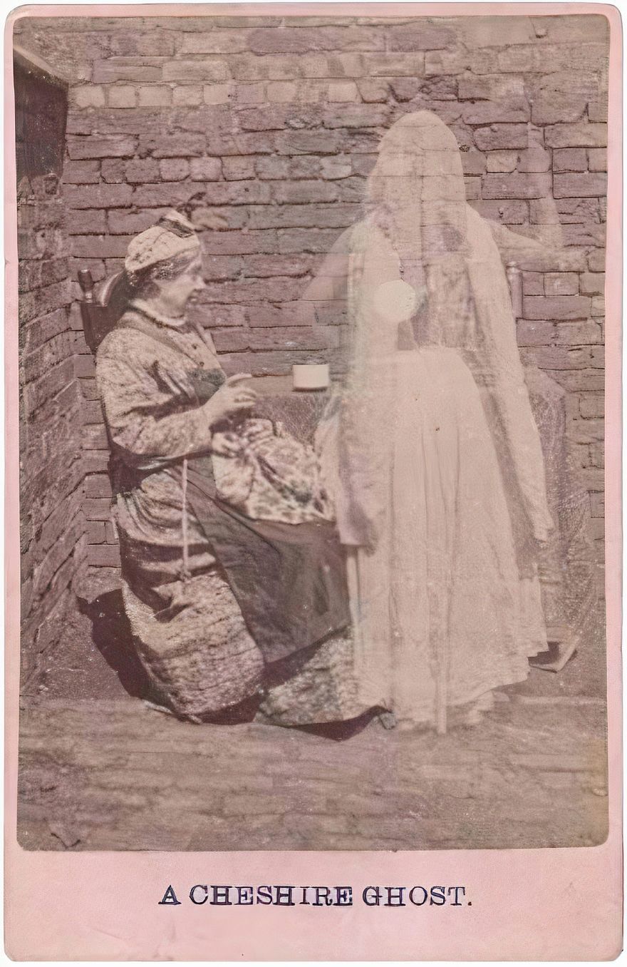 Zdjęcie ducha z Cheshire, 1870 r.