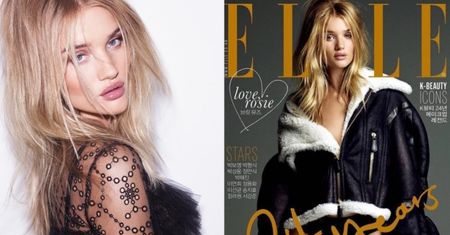 Rosie Huntington-Whiteley pozuje w bieliźnie