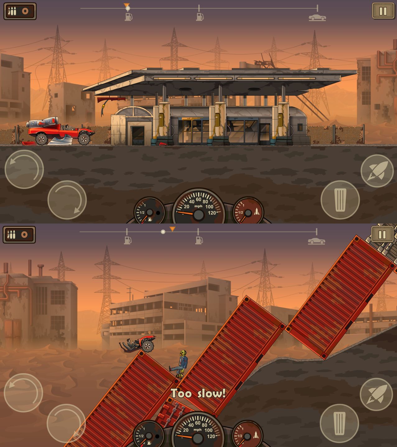 Destrukcja na każdym kroku podczas apokalipsy zombie - recenzja gry Earn to Die 2 8