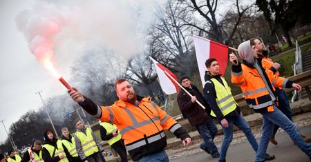 Rozlewa się konflikt na ukraińskiej granicy. Rolnicy ściągają wsparcie z Niemiec, Francji i Belgii
